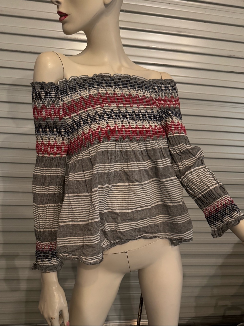 LETARTE TOP SMALL OFF SHOULDER 100% COTTON BOUTIQUE
